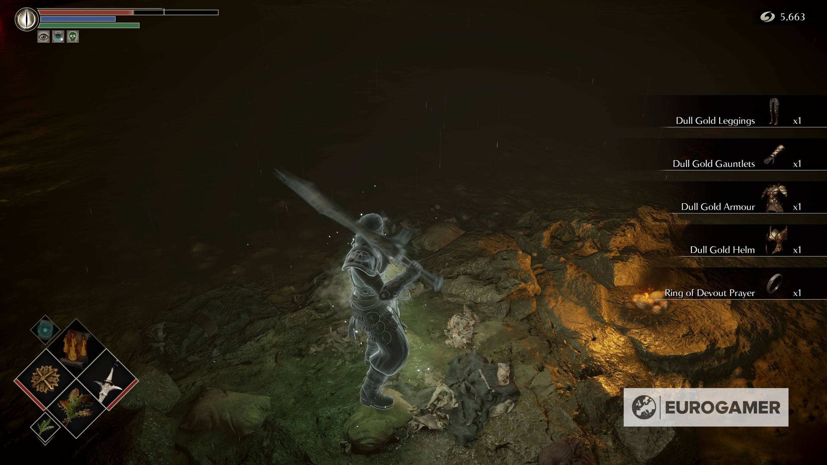 Demon's Souls best armour set including Fluted, Gloom